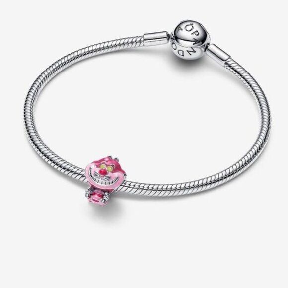Pandora Disney Alice in Wonderland Cheshire Cat Charm - Picture 2 of 5